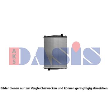 Radiator, engine cooling -- AKS DASIS, Weight [kg]: 0,11