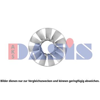 Fan Wheel, engine cooling -- AKS DASIS, DAF, CF 85, Number of Bores: 6...