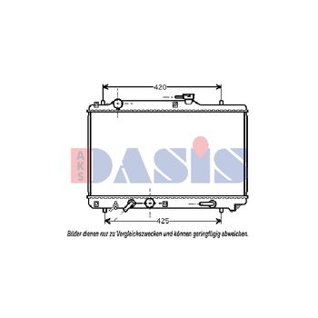 Kühler, Motorkühlung AKS DASIS 320004N für SUZUKI BALENO Kombi (EG…