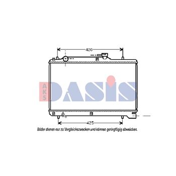 Kühler, Motorkühlung AKS DASIS 320012N für SUZUKI BALENO Schrägheck (EG) BALENO…