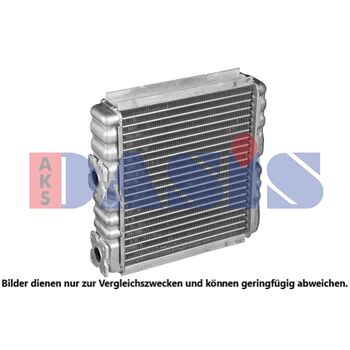 Heat Exchanger, interior heating -- AKS DASIS, Core Dimensions: 152x189