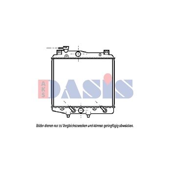 Kühler, Motorkühlung AKS DASIS 360015N für DAIHATSU CHARADE II (G11, G30) …
