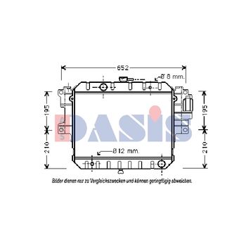 Kühler, Motorkühlung AKS DASIS 360320N für DAIHATSU FEROZA Soft Top (F300) …