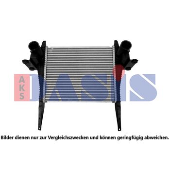 Intercooler, charger -- AKS DASIS, Core Dimensions: 530x432x50...