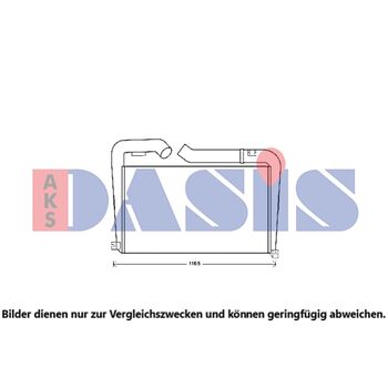 Ladeluftkühler AKS DASIS 407021N