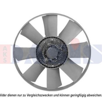 Fan, radiator -- AKS DASIS, IVECO, EuroCargo I-III, Length [mm]: 654...