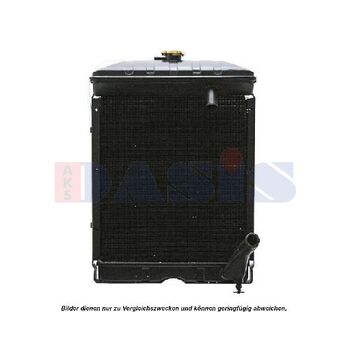 Radiator, engine cooling -- AKS DASIS, Ford, NEW HOLLAND, Tractor, /...