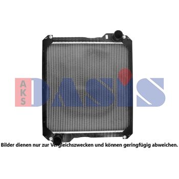 Radiator, engine cooling -- AKS DASIS, Core Dimensions: 563x563x100