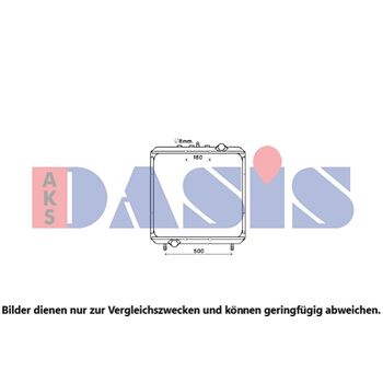 Kühler, Motorkühlung AKS DASIS 440787N