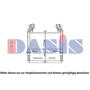 Ladeluftkühler AKS DASIS 447023N