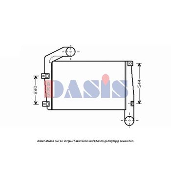 Ladeluftkühler AKS DASIS 467013N