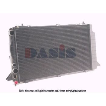 Radiator, engine cooling -- AKS DASIS, AUDI, 80 (89, 89Q, 8A, B3), ...