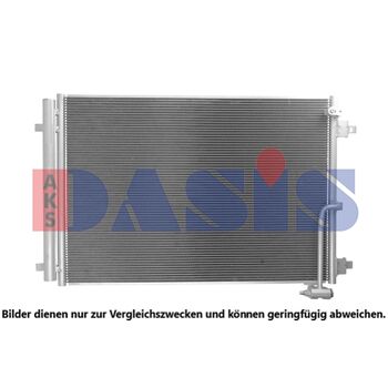 Kondensator, Klimaanlage AKS DASIS 482033N für AUDI A8 (4H2, 4H8, 4HC, 4HL…