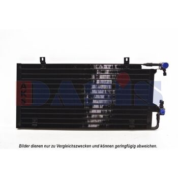 Condenser, air conditioning -- AKS DASIS, AUDI, 80 (89, 89Q, 8A, B3), ...