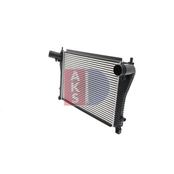Intercooler, charger -- AKS DASIS, Core Dimensions: 620x398x30...