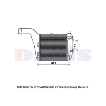 Ladeluftkühler AKS DASIS 487032N für AUDI Q7 (4LB…