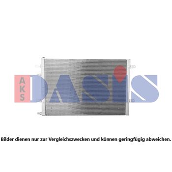 Niedertemperaturkühler, Ladeluftkühler AKS DASIS  487051N für AUDI A6 (4F2, C6…