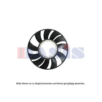 Fan Wheel, engine cooling -- AKS DASIS, AUDI, VW, A4 Avant (8E5, B6), ...