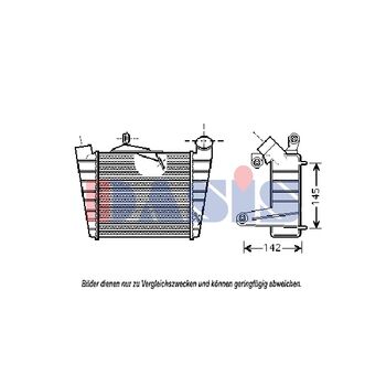 Radiator, engine cooling -- AKS DASIS, SKODA, SEAT, ROOMSTER (5J), ...