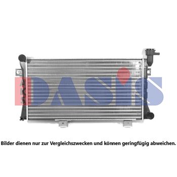 Kühler, Motorkühlung AKS DASIS 490018N für LADA NIVA Geländewagen geschlossen (…