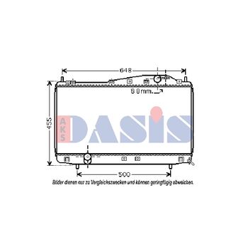 Kühler, Motorkühlung AKS DASIS 510022N für DAEWOO EVANDA (KLAL…
