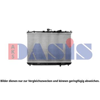 Kühler, Motorkühlung AKS DASIS 510081N für KIA CARENS II Großraumlimousine (FJ…