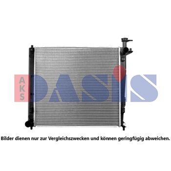 Kühler, Motorkühlung AKS DASIS 510187N für KIA SORENTO II (XM…