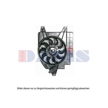 Lüfter, Motorkühlung AKS DASIS 518062N für KIA RIO Stufenheck (DC_) RIO Kombi (…