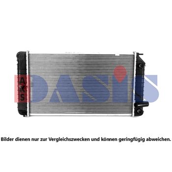Radiator, engine cooling -- AKS DASIS, Packaging length [cm]: 98,5...