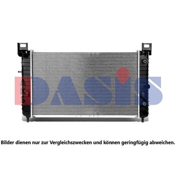 Kühler, Motorkühlung AKS DASIS 520067N für CHEVROLET TAHOE (B2W…