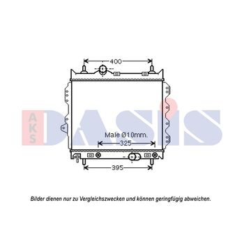 Kühler, Motorkühlung AKS DASIS 520125N für CHRYSLER PT CRUISER (PT_) PT CRUISER …