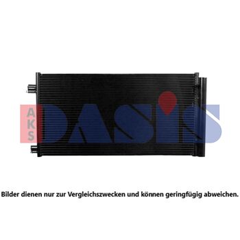 Kondensator, Klimaanlage AKS DASIS  522010N für JEEP COMPASS (MP…