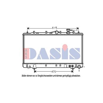 Kühler, Motorkühlung AKS DASIS 560013N für HYUNDAI SONATA III (Y-3…