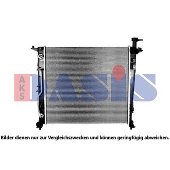 Kühler, Motorkühlung AKS DASIS 560124N für KIA SORENTO III (UM…