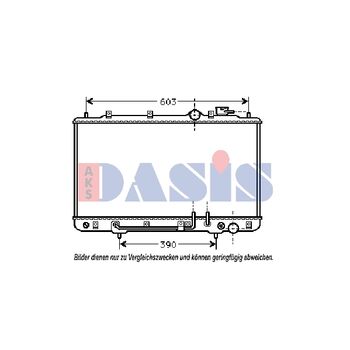 Kühler, Motorkühlung AKS DASIS 560140N für HYUNDAI LANTRA I (J-1…