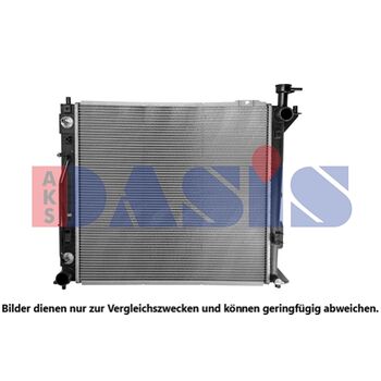 Kühler, Motorkühlung AKS DASIS 560164N für HYUNDAI SANTA FÉ III (DM) GRAND SANTA…