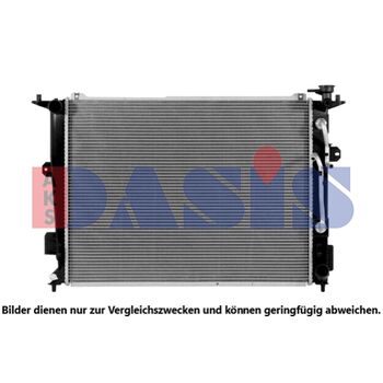 Kühler, Motorkühlung AKS DASIS 560165N für HYUNDAI EQUUS / CENTENNIAL