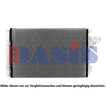 Kondensator, Klimaanlage AKS DASIS 562099N für KIA SOUL II (PS…