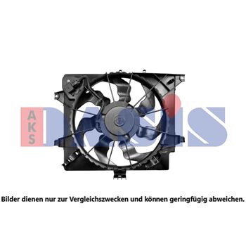 Lüfter, Motorkühlung AKS DASIS 568083N für HYUNDAI ELANTRA Stufenheck (MD, UD) …