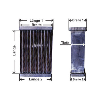Core, radiator -- AKS DASIS, Manufacturer Restriction: COG/HYSTER...