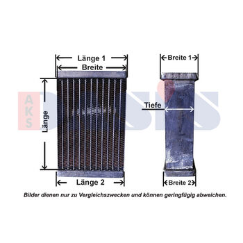 Core, radiator -- AKS DASIS, Manufacturer Restriction: COG/MULTICAR...