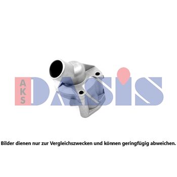Thermostat, coolant -- AKS DASIS, Length [mm]: 81, Width [mm]: 73...