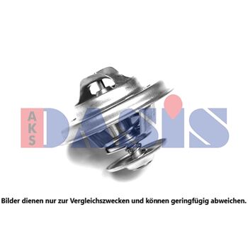 Thermostat, coolant -- AKS DASIS, Length [mm]: 60, Width [mm]: 57...