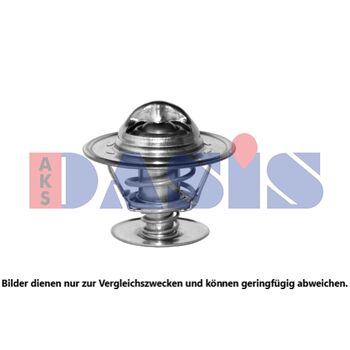 Thermostat, coolant -- AKS DASIS, MERCEDES-BENZ, PUCH, T1...