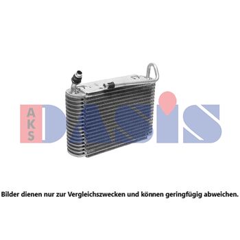 Evaporator, air conditioning -- AKS DASIS