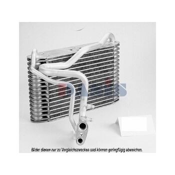 Evaporator, air conditioning -- AKS DASIS, AUDI, 80 (89, 89Q, 8A, B3), ...