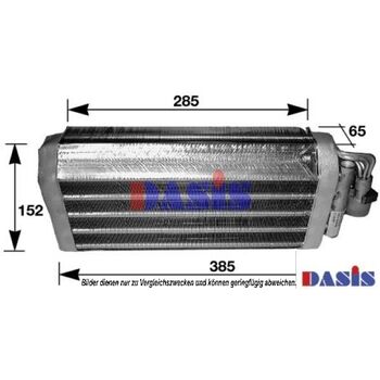 Evaporator, air conditioning -- AKS DASIS, BMW, 3 Compact (E36)...