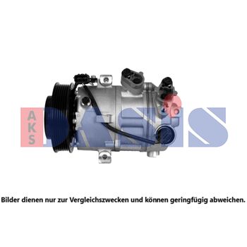 Compressor, air conditioning -- AKS DASIS, Weight [g]: 6500, New Part: 