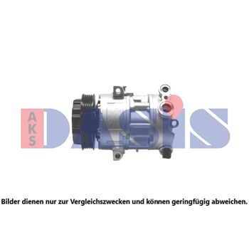 Kompressor, Klimaanlage AKS DASIS 851976N für OPEL CORSA D (S07) CORSA E (X15…