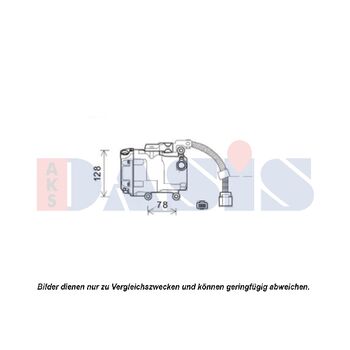 Kompressor, Klimaanlage AKS DASIS 851987N für TOYOTA PRIUS Liftback (_W2_…